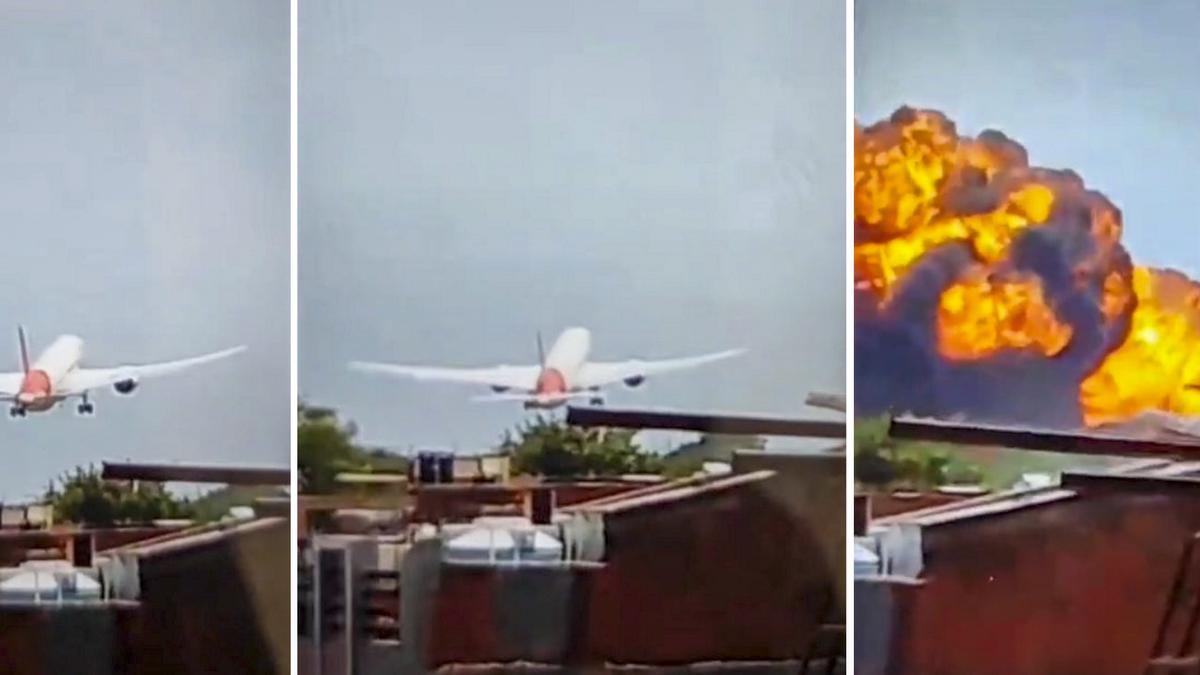 TRAGEDY IN THE SKY: AIR INDIA FLIGHT CRASH AFTER TAKEOFF FROM AHMEDABAD